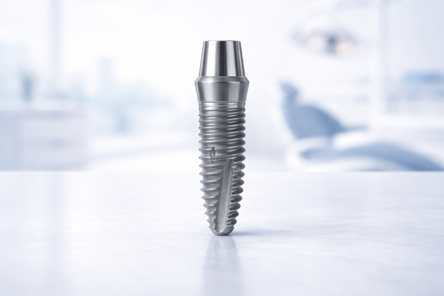 Имплант Astra Tech EV и абатмент с коническим соединением Conical Seal Design и микрорезьбой MicroThread