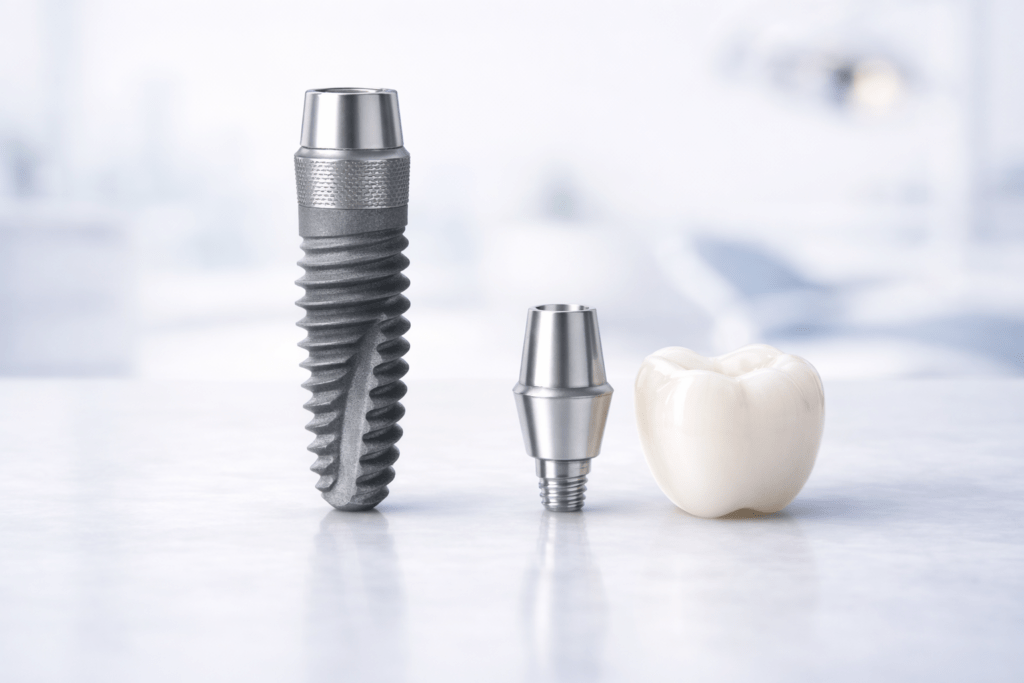 Имплант BioHorizons с поверхностью Laser-Lok и компонентами системы