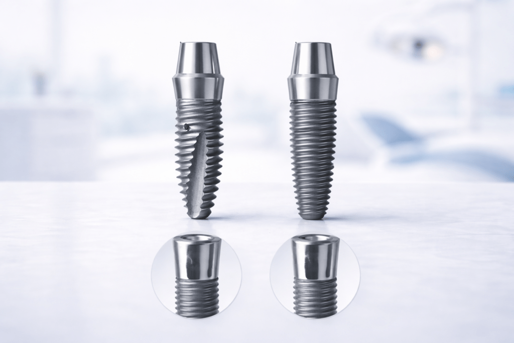 Импланты MegaGen AnyRidge и AnyOne - сравнение систем и конструкции