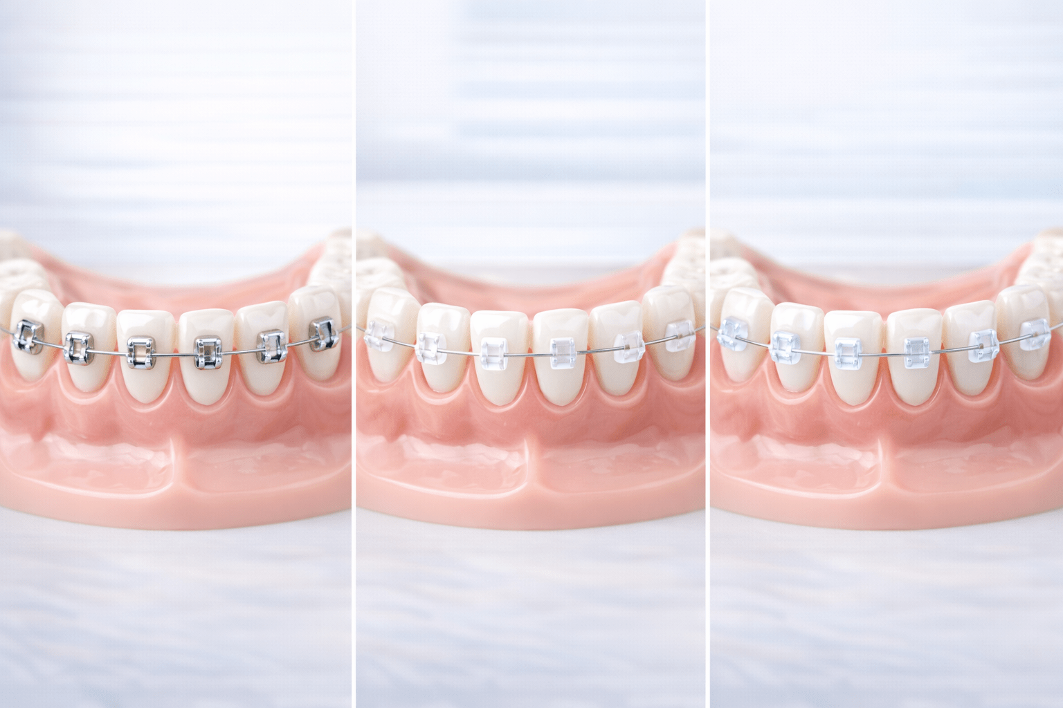 Брекеты на зубах: металлические, керамические и сапфировые системы ортодонтического лечения
