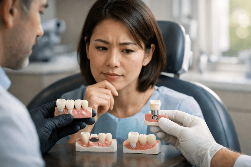 зубной мост сравнение видов металлокерамика цирконий керамика установка зубного моста выбор пациента