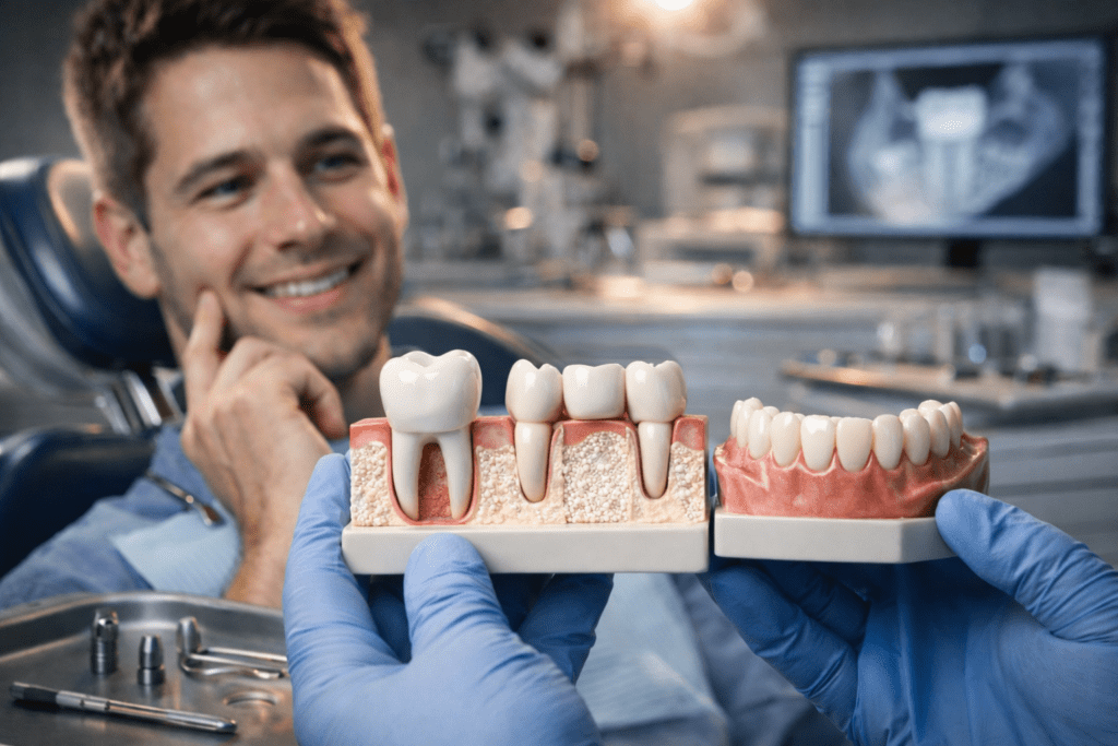 Тіс протездеу және тіс протездерінің түрлері - коронка, көпір, бюгельді және алмалы-салмалы протез арқылы тісті қалпына келтіру