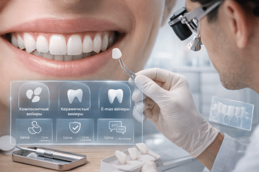 Виниры для зубов: сравнение композитных, керамических и E-max виниров - виды виниров, цена и установка